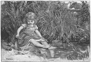 Scène de Silas Marner de George Eliot, 1882