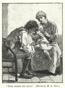 Silas Marner - Le bébé lui saisit la tête - Mary L. Gow