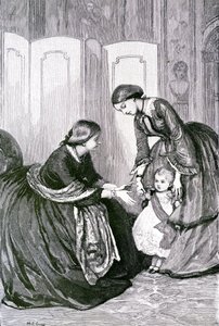 La Reine et son petit-fils le Prince Wilhelm de Prusse, c. 1880