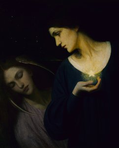 La Nuit et sa fille Sommeil, 1902 - Mary L. Macomber