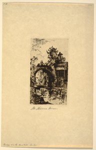 Pont sur la rivière Bushkill, Easton, Pennsylvanie - Mary Nimmo Moran