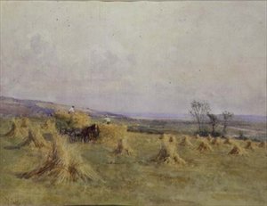 Récolte près de la Mer, Norfolk - Mary S. Hagarty