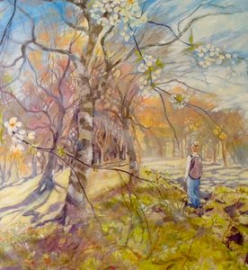 promenade printanière sous les fleurs - Mary Smith