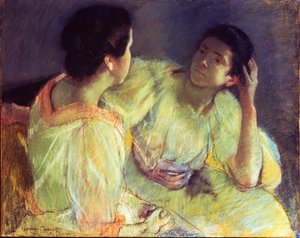 La Conversation, vers 1896 - Mary Stevenson Cassatt