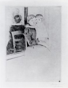 Le Miroir - Mary Stevenson Cassatt