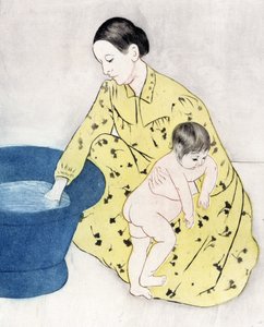Le bain - Mary Stevenson Cassatt