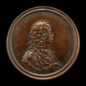 Francesco Redi, 1626-1697, Médecin et Scientifique [avers], 1684 - Massimiliano Soldani