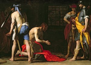 La décapitation de Jean-Baptiste, 1634