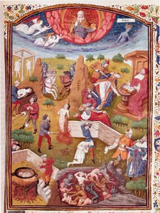 Vision de Boccace: scène de torture, pendaison, massacre - Master Dunois