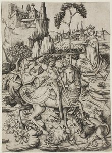 Saint Georges avec le nid de cigognes - Master E.S.