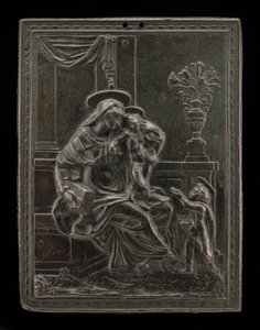 Madone et Enfant avec Saint Jean-Baptiste, probablement vers 1600 - Master F.D.