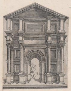 Speculum Romanae Magnificentiae : Arc par Maître GA avec le Caltrop, XVIe siècle - Master GA