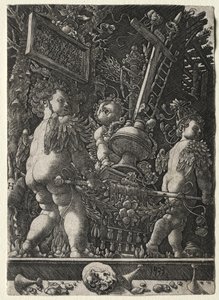 Anges portant les emblèmes de la Passion