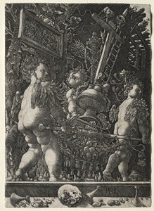 Anges portant les emblèmes de la Passion