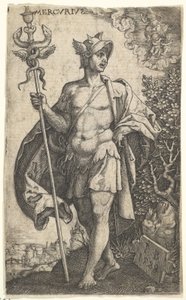 Mercure des Dieux qui président aux planètes, 1528 - Master I.B.