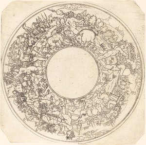 Bacchus sur un âne - Master IS.