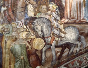 Détail de la Crucifixion - Master Trecentesco of Sacro Speco School