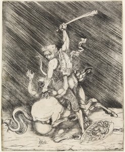 Hercule et Cacus - Master of 1515