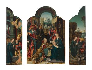 Un triptyque : le panneau central : L