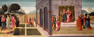 Suzanne et les vieillards dans le jardin, et le procès de Suzanne devant les vieillards - Master of Apollo and Daphne