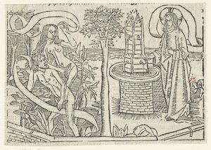 Expulsion du Paradis - Master of Delft (attributed to)
