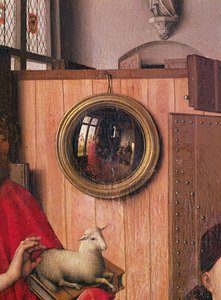Saint Jean-Baptiste et le Donateur, Heinrich Von Werl, du Retable de Werl (détail) - Master of Flémalle