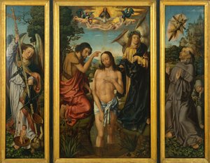 Triptyque du Baptême du Christ