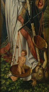 Triptyque du Baptême du Christ (détail) - Master of Frankfurt