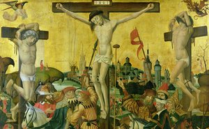 La Crucifixion, vers 1500 (détail) - Master of Hamburg