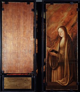 Adoration des mages, panneaux fermés