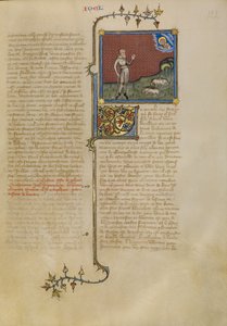 Dieu parle à Joël - Master of Jean de Mandeville