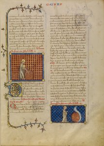 La création du monde ; La création des cieux - Master of Jean de Mandeville