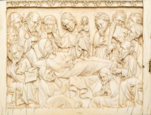 Fragment de Diptyque : La Mort de la Vierge, 1375-1400 - Master of Kremsmunster