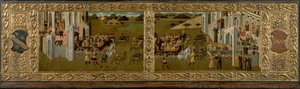 Le roi Salomon et la reine de Saba - Master of Lecceto