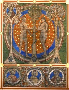 Adam et Ève (détail) - Master of Lower Saxony