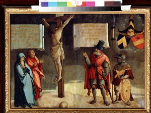 Crucifixion avec donateurs