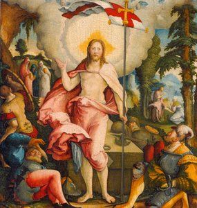 Allemand : Die Auferstehung Christi und Noli me tangere La résurrection du Christ et Noli me tangere - Master of Messkirch