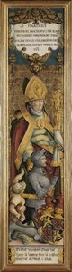 Saint Martin de Tours avec Gottfried Werner von Zimmern et un mendiant - Master of Messkirch