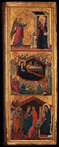 Saints et scènes de la vie de la Vierge, vers 1320 - Master of Monte Oliveto