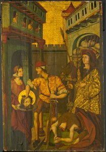 La décapitation de saint Jean-Baptiste - Master of Palanquinos