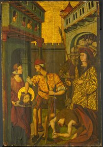 La Décapitation de Saint Jean-Baptiste, 1490-1500 - Master of Palanquinos