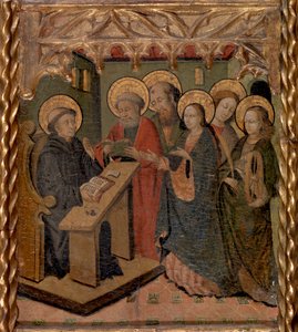 La Vierge Marie et les saints Pierre, Paul, Jean l