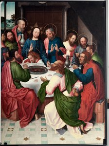 La Cène (La dernière cène) par le maître de San Giovanni évangéliste (fin du 15ème siècle) - Master of Saint John Evangelist