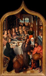 Triptyque : « Les noces de Cana » - Master of San Lorenzo