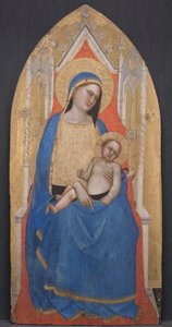Madone et Enfant en majesté, vers 1350 - Master of San Lucchese