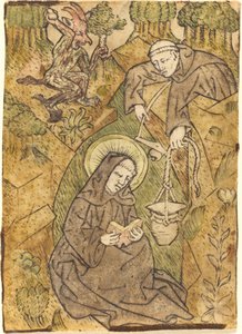 Saint Benoît et le Moine Romanus