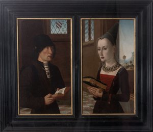Portraits du banquier Pierantonio Baroncelli et de sa femme Maria Bonciani, 1489 - Master of the Baroncelli Portraits