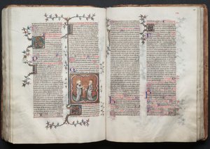 Le Missel de Gotha :  Fol. 114v, Saint-Pierre et Saint-Paul - Master of the Boqueteaux