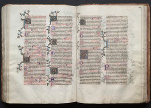 Le Missel de Gotha : Fol. 121r, texte, vers 1375