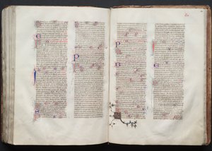 Le Missel de Gotha : Fol. 143r, Texte, vers 1375